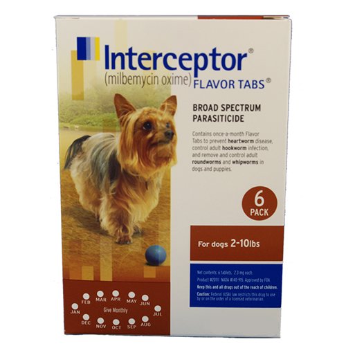 Interceptor for Very Small Dogs 2-10 lbs (Brown)