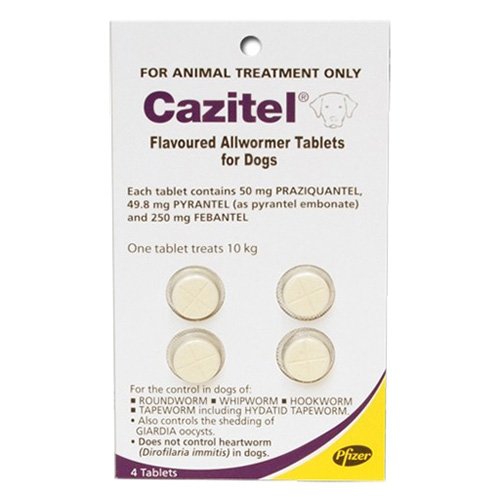 Cazitel Flavoured Allwormer for Dogs
