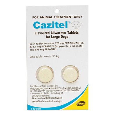 Cazitel Flavoured Allwormer for Dogs