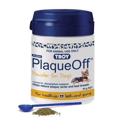 PlaqueOff Dental Powder for Dogs & Cats