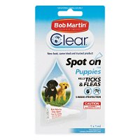 Bob Martin Clear Ticks & Fleas Spot On for Dogs for Dogs