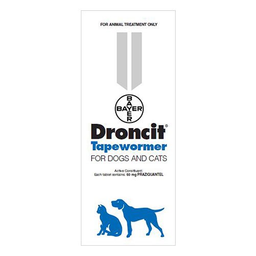 Droncit Tapewormer for Cats