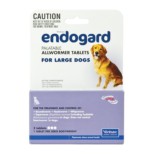 Endogard for Large Dogs 44 lbs (20Kg)
