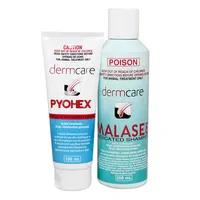 Dermcare Malaseb & Pyohex Combo for Dogs & Cats