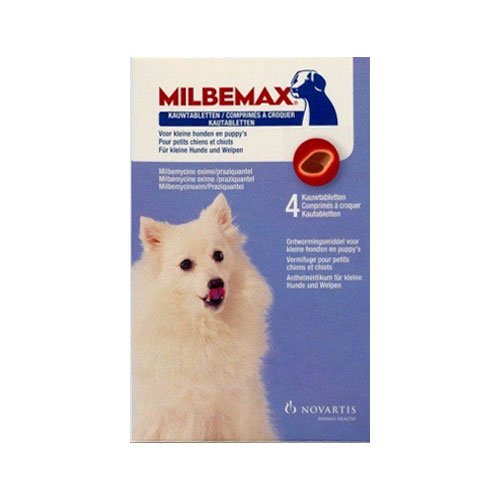 Milbemax Chewable For Small Dogs Under 5 Kgs (11lbs)