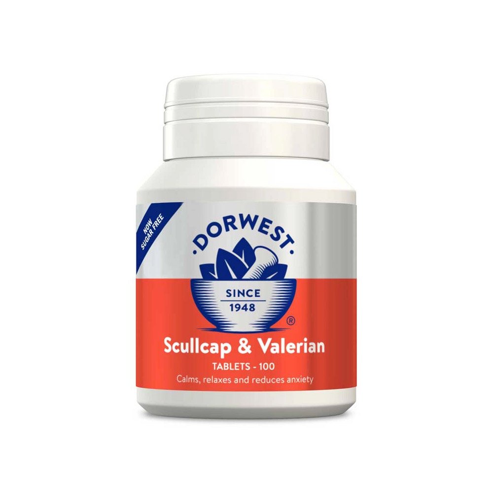 Scullcap & Valerian Tablets for Dogs