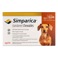 Simparica Flea & Tick Chewables for Dogs