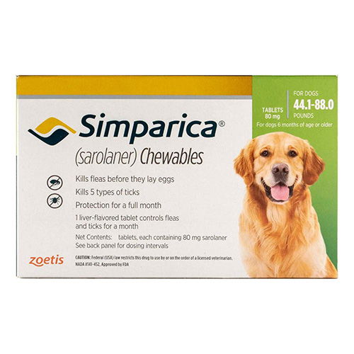 Simparica Flea & Tick Chewables for Dogs