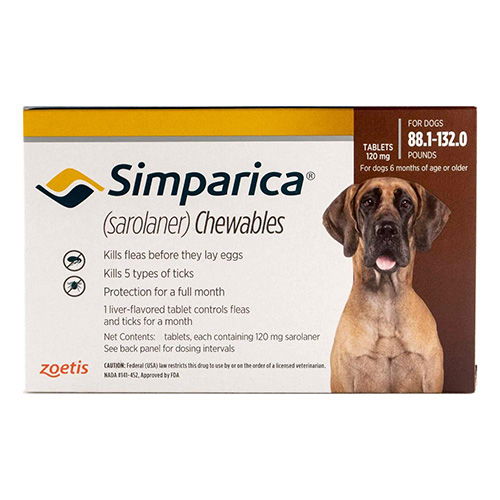 Simparica Flea & Tick Chewables for Dogs