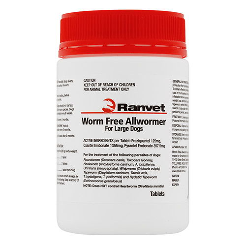 Ranvet Allwormer for Dogs