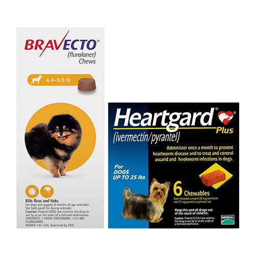Bravecto + Heartgard Plus
