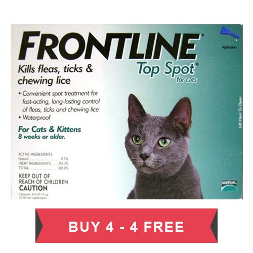 Frontline Top Spot Cats (Green)