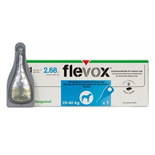 Flevox Spot On for Large Dogs 45 to 88 lbs. (Blue)