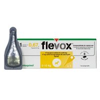 Flevox Spot On for Small Dogs up to 22 lbs. (Yellow)