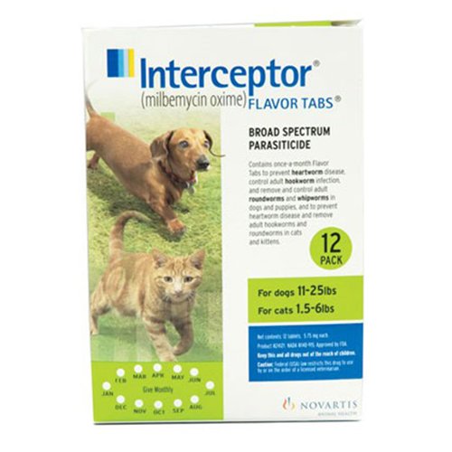 Interceptor for Small Dogs 11-25 lbs (Green)