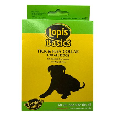 Lopis Basics Tick & Flea Collar for Dogs