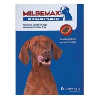 Milbemax Chewable For Large Dogs 5-25 Kgs (11 to 55lbs)