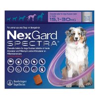 Nexgard Spectra Large Dogs 33-66 lbs Purple