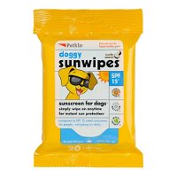 Petkin Doggy Sunwipes SPF15 Sunscreen for Dogs & Cats