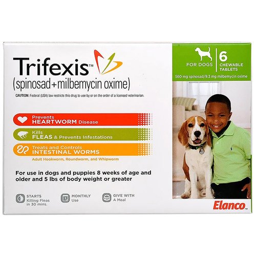Trifexis for Medium Dogs 20.1 - 40lbs (Green)