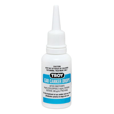 Troy Ear Canker Drops for Dogs